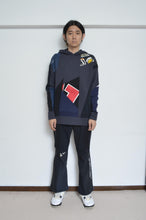 画像をギャラリービューアに読み込む, CUT AND CONNECTED BACKPILE HOODIE / DARK