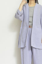 画像をギャラリービューアに読み込む, NO-COLLAR JK_LINEN 00/PURPLE