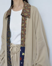 Load image into Gallery viewer, ROBE TRENCH COAT_TENCEL (02/BEG)