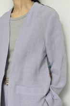 画像をギャラリービューアに読み込む, NO-COLLAR JK_LINEN 01/PURPLE