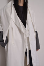 画像をギャラリービューアに読み込む, TABLE CLOTH △ SHAWL COAT/SHORT LINER set_WHT