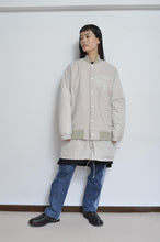 画像をギャラリービューアに読み込む, REMIX MELTON LAYER STADIUM JACKET/BEG/01