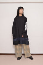 画像をギャラリービューアに読み込む, BLOCK CHECK TENCEL SIDE OPEN PANTS
