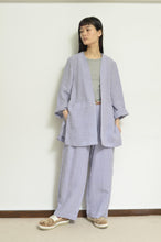 画像をギャラリービューアに読み込む, NO-COLLAR JK_LINEN 01/PURPLE