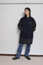 画像をギャラリービューアに読み込む, REMIX MELTON LAYER STADIUM JACKET/NAV/01