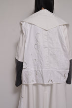 画像をギャラリービューアに読み込む, TABLE CLOTH △ SHAWL COAT/SHORT LINER set_WHT