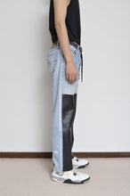 画像をギャラリービューアに読み込む, LEATHER SLIT PT B/BLK_01