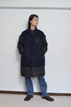 画像をギャラリービューアに読み込む, REMIX MELTON LAYER STADIUM JACKET(PRINT)/NAV/X/02