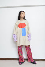 Load image into Gallery viewer, SWITCHING SLEEVE L/S T_ 01 / BEIGE*Mi