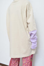Load image into Gallery viewer, SWITCHING SLEEVE L/S T_ 01 / BEIGE*Mi