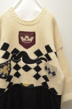 Load image into Gallery viewer, nyoroli KNIT*SATIN OP / BLK_00