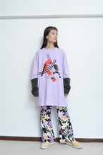 Load image into Gallery viewer, SWITCHING SLEEVE L/S T_ 01 / PURPLE/X