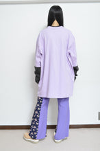 Load image into Gallery viewer, SWITCHING SLEEVE L/S T_ 01 / PURPLE/X