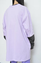 Load image into Gallery viewer, SWITCHING SLEEVE L/S T_ 01 / PURPLE/X