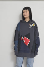 画像をギャラリービューアに読み込む, CUT AND CONNECTED BACKPILE HOODIE / DARK