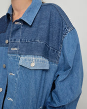 画像をギャラリービューアに読み込む, PANEL DENIM BLOUSON/毎日だ/02 size B
