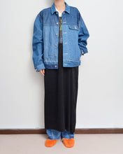 画像をギャラリービューアに読み込む, PANEL DENIM BLOUSON/JOY/02 size A
