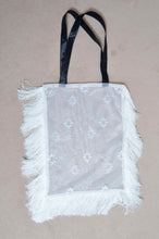 Load image into Gallery viewer, LACE CURTAIN FRINGE BAG/LARGE

