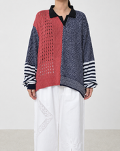 Load image into Gallery viewer, PANEL L/S POLO / SUMMER KNIT/02 size_A
