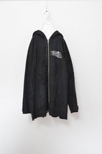 画像をギャラリービューアに読み込む, TABLE CLOTH ZIP-UP HOODIE/BLK/02 size
