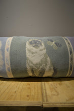 Load image into Gallery viewer, RUG CUSHION_BLUE CAT
