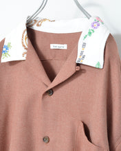 Load image into Gallery viewer, Tablecloth collar fringe shirt / bishu wool_A
