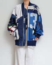 画像をギャラリービューアに読み込む, CUT UP MA-1 / FOOTBALL T / BLUE / 02 size
