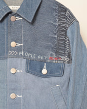 画像をギャラリービューアに読み込む, Denim easy panel blouson "PGR" / 01size
