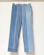 Load image into Gallery viewer, Denim easy panel slacks "PGR" / 02size
