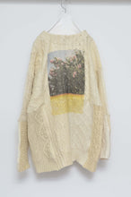 画像をギャラリービューアに読み込む, SWITCHING KNIT C/D（FISHERMAN&#39;S SWEATER)_YELLOW_01
