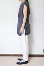 画像をギャラリービューアに読み込む, VOILLE FRINGE NO-SLEEVE T_NAV_02
