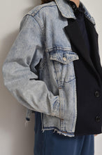 画像をギャラリービューアに読み込む, DENIM * MELTON BLOUSON_NAVY_MIND GAME
