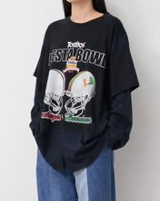 画像をギャラリービューアに読み込む, Fake layered T-shirt / BLACK_C
