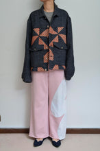 Load image into Gallery viewer, HERRINGBONE LINEN WOOL QUILTED WORK BLOUSON
