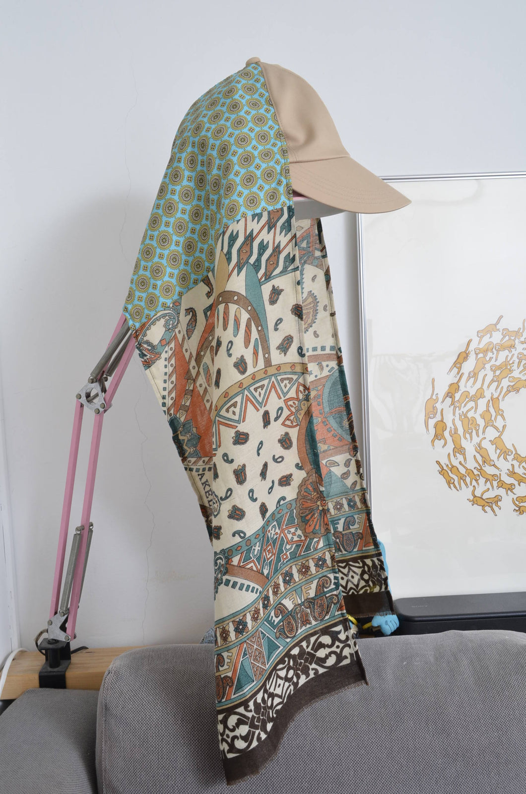 SCARF DROOPY CAP / 25SS_BEIGE_02