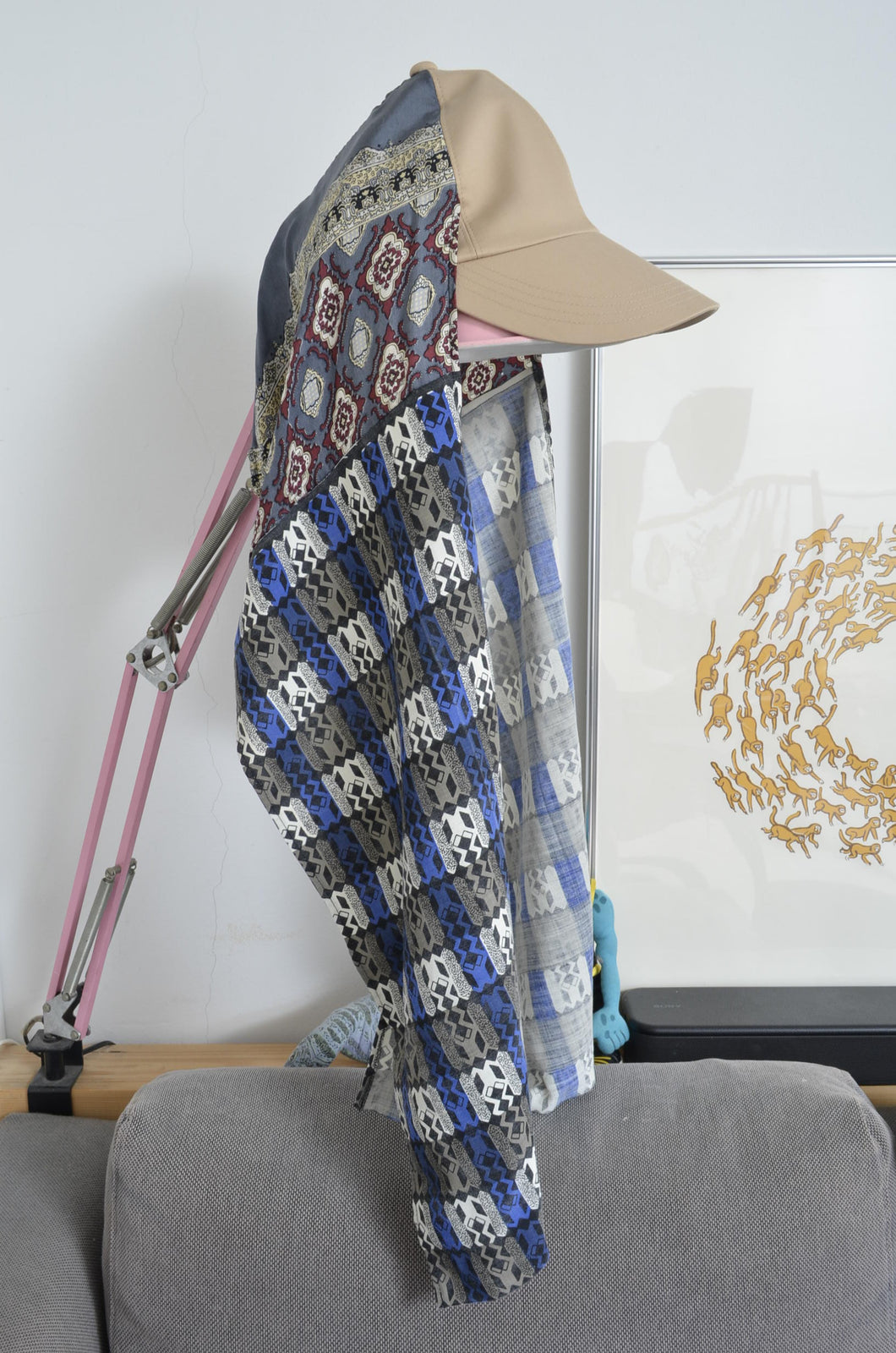 SCARF DROOPY CAP / 25SS_BEIGE_04
