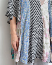 画像をギャラリービューアに読み込む, [26-27AW予約アイテム]Mixed pattern panel dress
