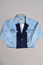 画像をギャラリービューアに読み込む, your right things/BONUS TRUCK出品中12/7まで:DENIM * MELTON BLOUSON_NAVY_MIND GAME
