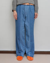 画像をギャラリービューアに読み込む, PANEL DENIM SLACKS / 02 size B
