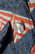 Load image into Gallery viewer, HERRINGBONE LINEN WOOL QUILTED WORK BLOUSON
