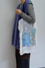 Load image into Gallery viewer, LACE CURTAIN FRINGE BAG/LARGE
