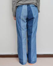 画像をギャラリービューアに読み込む, PANEL DENIM SLACKS / 02 size A
