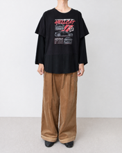 画像をギャラリービューアに読み込む, Fake layered T-shirt / BLACK_B

