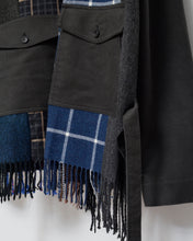 画像をギャラリービューアに読み込む, Muffler short blouson / Charcoal_A

