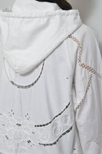 Load image into Gallery viewer, TABLE CLOTH ZIP-UP HOODIE/WHT/01 size_003
