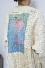 Load image into Gallery viewer, SWITCHING KNIT C/D（FISHERMAN&#39;S SWEATER)_GREEN_01
