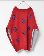 Load image into Gallery viewer, Sweat × knit switch pullover_A

