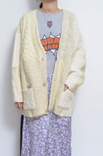 画像をギャラリービューアに読み込む, SWITCHING KNIT C/D（FISHERMAN&#39;S SWEATER)_YELLOW_01
