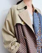 画像をギャラリービューアに読み込む, FLORAL TRENCH COAT/BEIGE/01 size B
