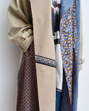 画像をギャラリービューアに読み込む, FLORAL TRENCH COAT/BEIGE/01 size B
